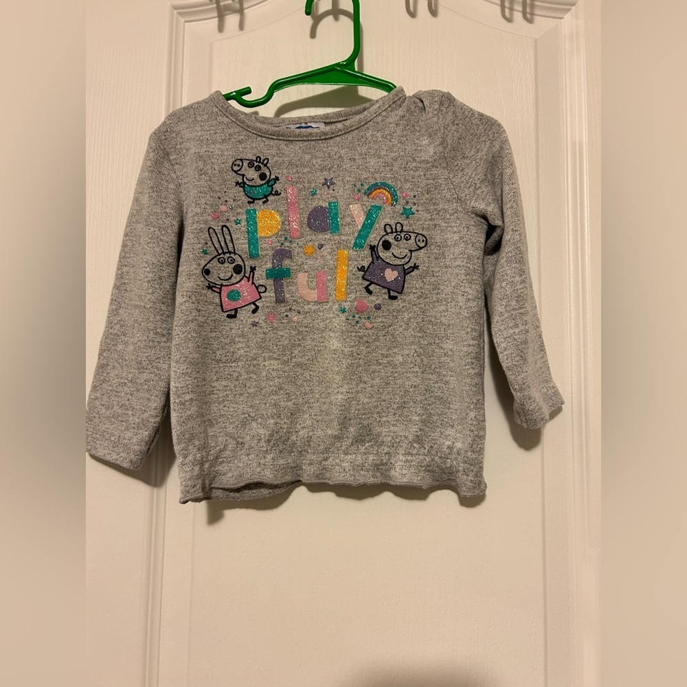 Peppa Pig “Playful” Glitter Top